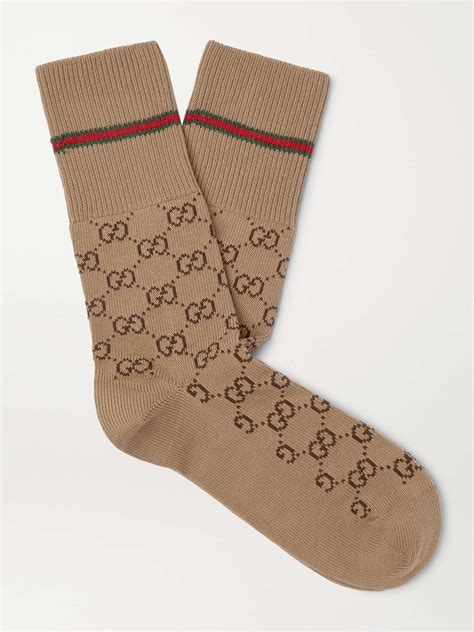 gucci brown socks